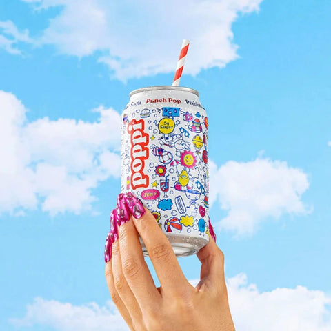 Poppi Prebiotic Soda Punch Pop 355ml - funkcjonalny napój z błonnikiem, stewią i octem jabłkowym by Poppi Soda (poppi-prebiotic-soda-punch-pop-355ml-funkcjonalny-napoj-z-blonnikiem-stewia-i-octem-jablkowym)