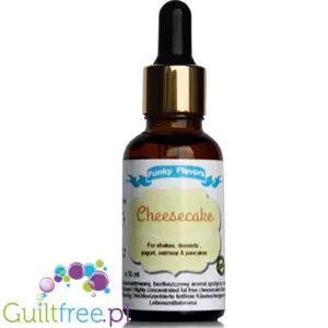 Funky Flavors Basic Cheesecake 30ml - sernikowe kropelki aromatyzujące bez cukru, słodzików i kalorii by Funky Flavors (funky-flavors-cheesecake-30ml-sernik-aromat-bez-cukru-bez-tluszczu)
