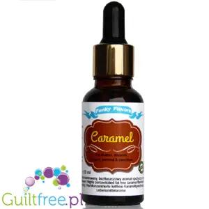 Funky Flavors Basic Caramel 30ml - karmelowe kropelki aromatyzujące bez cukru, słodzików i kalorii by Funky Flavors (funky-flavors-caramel-30ml-karmel-aromat-bez-cukru-bez-tluszczu)