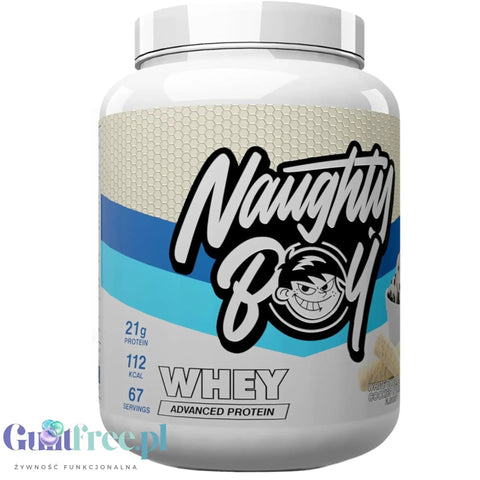 Naughty Boy Whey Premium Protein White Chocolate Cookies & Cream 2010g - gęsta odżywka białkowa by Naughty Boy (naughty-boy-whey-premium-protein-white-chocolate-cookies-cream-2010g-gesta-odzywka-bialkowa)