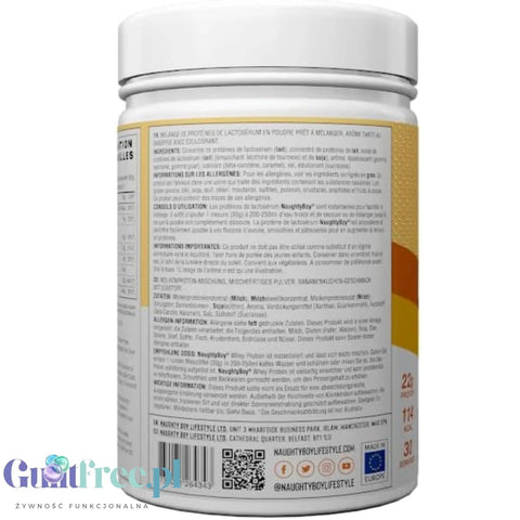 Naughty Boy Whey Protein Banoffee Pie 900g - gęsta odżywka białkowa WPI, WPC & MPC by Naughty Boy (naughty-boy-whey-premium-protein-banoffee-pie-900g-gesta-odzywka-bialkowa-wpi-wpc-mpc)