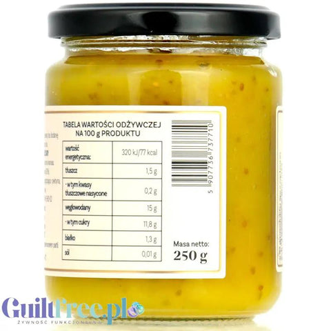 Sad Danków Bio Ananas z Chia, ekologiczny dżem bez dodatku cukru i słodzików, 100% owoców by Sad Danków (sad-dankow-bio-ananas-z-chia-ekologiczny-dzem-bez-dodatku-cukru-i-slodzikow-100-owocow)