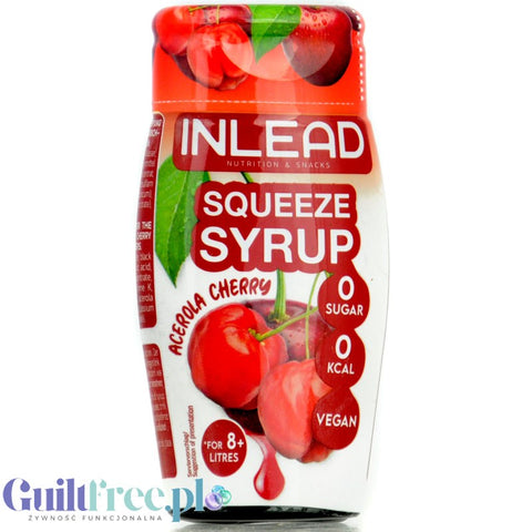 Inlead Squeeze Syrup Acerola Cherry - skoncentrowany syrop do wody bez cukru i kalorii na 8L