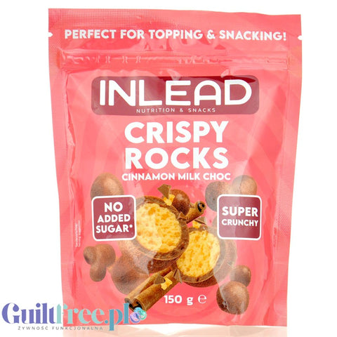 Inlead Crispy Rocks Cinnamon Milk Choc - chrupiące kuleczki kukurydziane w cynamonowej mlecznej czekoladzie bez cukru by InLead (inlead-crispy-rocks-cinnamon-milk-choc-chrupiace-kuleczki-kukurydziane-w-cynamonowej-mlecznej-czekoladzie-bez-cukru)