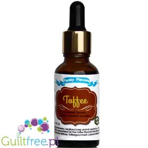 Funky Flavors Basic Toffee 30ml - Toffi - Kropelki Aromatyzujące Fit Bez Cukru & Bez Słodzików by Funky Flavors (funky-flavors-toffee-30ml-toffi-aromat-bez-cukru-bez-tluszczu)