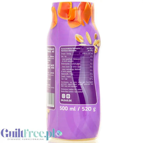 Inlead Peanut Squezze Toffee 500ml - masło orzechowe w tubie z nutą toffi i ksylitolem by InLead (inlead-peanut-squezze-toffee-500ml-maslo-orzechowe-w-tubie-z-nuta-toffi-i-ksylitolem)