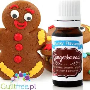 Funky Flavors Basic Gingerbread 10ml - Piernik - kropelki aromatyzujące bez cukru, tłuszczu i słodzików by Funky Flavors (funky-flavors-gingerbread-piernikowy-aromat-bez-cukru-bez-tluszczu)