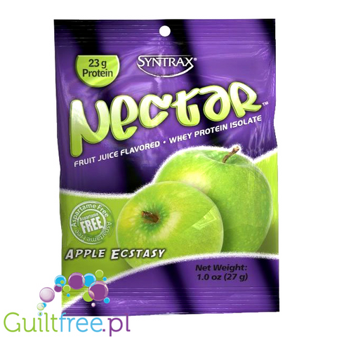 Syntrax Nectar Apple Ecstasy - odżywka białkowa bez cukru i bez tłuszczu by Syntrax (syntrax-nectar-apple-ecstasy-odzywka-bialkowa-bez-cukru-i-bez-tluszczu)