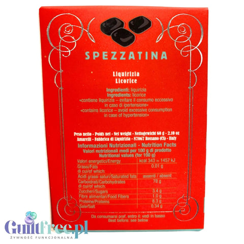Amarelli Liquirizia Spezzatina di Liquorizia 60g - kalabryjska lukrecja 100% bez cukru i słodzików by Amarelli (amarelli-liquirizia-spezzatina-60g-kalabryjska-lukrecja-anyzkowa-100-bez-cukru-i-slodzikow)