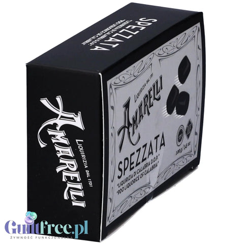 Amarelli Liquirizia Spezzata 100g - czysta kalabryjska lukrecja anyżkowa 100% bez cukru i słodzików by Amarelli (amarelli-liquirizia-spezzata-100g-czysta-kalabryjska-lukrecja-anyzkowa-100-bez-cukru-i-slodzikow)