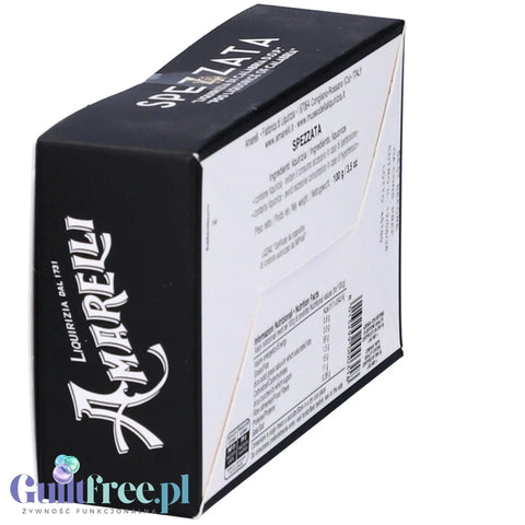 Amarelli Liquirizia Spezzata 100g - czysta kalabryjska lukrecja anyżkowa 100% bez cukru i słodzików by Amarelli (amarelli-liquirizia-spezzata-100g-czysta-kalabryjska-lukrecja-anyzkowa-100-bez-cukru-i-slodzikow)