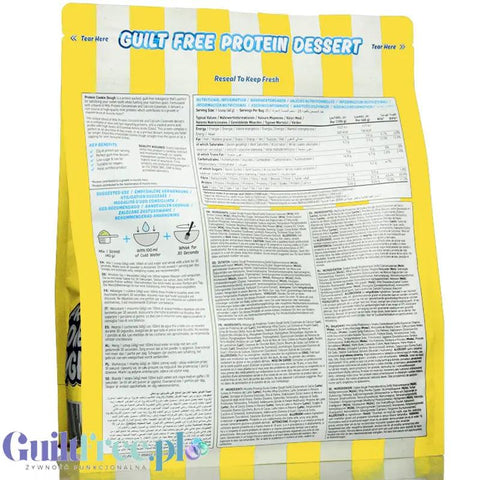 Applied Nutrition Protein Cookie Dough White Choc Lemon Drizzle - proteinowy deser cytrynowy z białą czekoladą 22g białka by Applied Nutrition (applied-nutrition-protein-cookie-dough-white-choc-lemon-drizzle-proteinowy-deser-cytrynowy-z-biala-czekolada-22g-bialka)