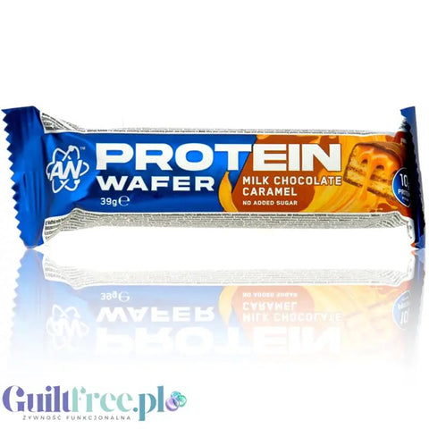 Applied Nutrition Protein Wafer Milk Chocolate Caramel - wafelek proteinowy z kremem karmelowym w czekoladzie by Applied Nutrition (applied-nutrition-protein-wafer-milk-chocolate-caramel-39g-wafelek-proteinowy)