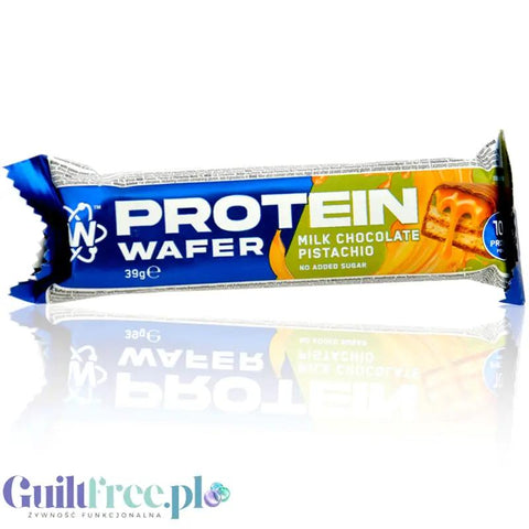 Applied Nutrition Protein Wafer Milk Chocolate Pistachio - wafelek proteinowy z kremem pistacjowym w czekoladzie by Applied Nutrition (applied-nutrition-protein-wafer-milk-chocolate-pistachio-39g-wafelek-proteinowy)