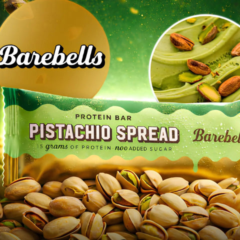 Barebells Protein Bar Pistachio Spread - baton proteinowy w czekoladzie z nadzieniem pistacjowym by Barebells (barebells-protein-bar-pistachio-spread-45g)