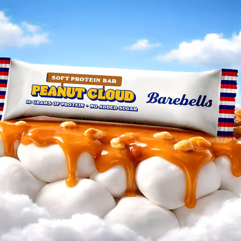 Barebells Soft Peanut Cloud - miękki piankowy baton białkowy bez cukru, orzechowa pianka w mlecznej czekoladzie 16g białka by Barebells (barebells-soft-peanut-cloud-16g-bialka-mieciutki-baton-bialkowy-bez-cukru)