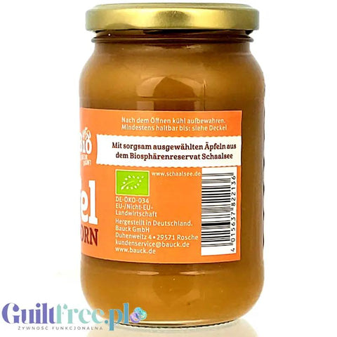 Bauck Muhle Bio Apfel Sanddorn - organiczny mus jabłkowy z rokitnikiem bez dodatku cukru by Bauck (bauck-muhle-bio-apfel-sanddorn-360g-organiczny-mus-jablkowy-z-rokitnikiem-bez-dodatku-cukru)