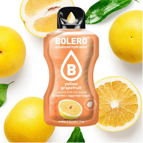 Bolero Drink Yellow Grapefruit 9g - saszetka do napojów bez cukru ze stewią, Żółty Grapefruit by Bolero Drink (bolero-ze-stewia-zolty-grapefruit-1kcal-mix-na-15l)