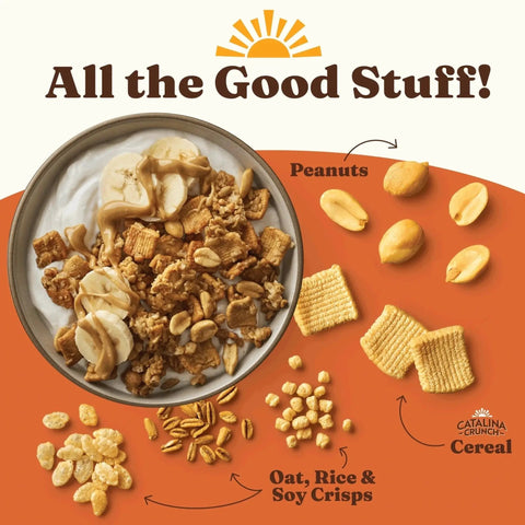 Catalina Crunch Protein Granola, Peanut Butter - bogata chrupiąca granola bez cukru z orzechami, cashew i migdałami by Catalina Crunch (catalina-crunch-protein-granola-peanut-butter-bogata-chrupiaca-granola-bez-cukru-z-orzechami-cashew-i-migdalami)