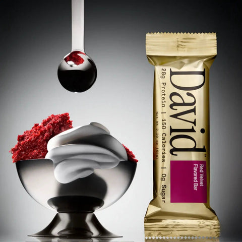 David Protein Bar Red Velvet 62g by David Bar (david-protein-bar-red-velvet-62g)