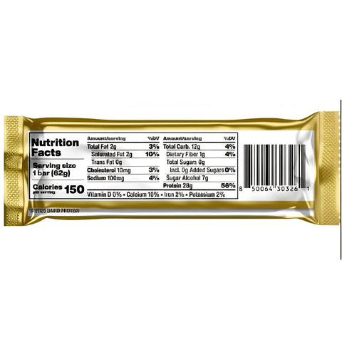 David Protein Bar Red Velvet 62g by David Bar (david-protein-bar-red-velvet-62g)