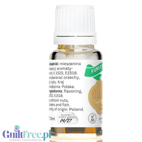 Funky Flavors Basic Dulce de Leche 10ml - kajmakowe kropelki bez cukru, słodzików i kalorii by Funky Flavors (funky-flavors-basic-dulce-de-leche-10ml-kajmakowe-kropelki-bez-cukru-slodzikow-i-kalorii)