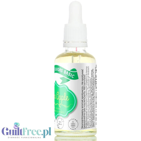 Funky Flavors Basic Green Apple 30ml - kropelki bez cukru, słodzików i kalorii, aromat Zielonego Jabłuszka by Funky Flavors (funky-flavors-basic-green-apple-30ml-kropelki-bez-cukru-slodzikow-i-kalorii-aromat-zielonego-jabluszka)