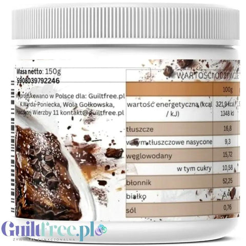 Funky Flavors Splash Brownie 150g - niskokaloryczny proszek smakowy, smak brownie z kawałkami ciasteczek by Funky Flavors (funky-flavors-splash-brownie-150g-niskokaloryczny-proszek-smakowy-smak-brownie-z-kawalkami-ciasteczek)