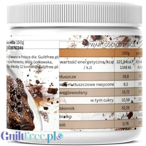 Funky Flavors Splash Brownie 150g - niskokaloryczny proszek smakowy, smak brownie z kawałkami ciasteczek by Funky Flavors (funky-flavors-splash-brownie-150g-niskokaloryczny-proszek-smakowy-smak-brownie-z-kawalkami-ciasteczek)