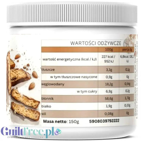 Funky Flavors Splash Cantucci 150g - aromat słodzący w proszku 7kcal, smak ciasteczka migdałowe by Funky Flavors (funky-flavors-splash-cantucci-150g-aromat-slodzacy-w-proszku-7kcal-smak-ciasteczka-migdalowe)