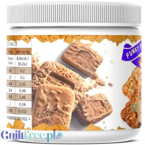 Funky Flavors Splash Speculoos Cookie 150g - błonnikowy aromat słodzący w proszku karmelizowanych herbatników cynamonowych by Funky Flavors (funky-flavors-splash-speculoos-cookie-200g-blonnikowy-aromat-slodzacy-w-proszku-karmelizowanych-herbatnikow-cynamonowych)