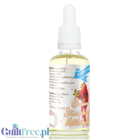 Funky Flavors Sweet Banana & Strawberry Milkshake - słodzony aromat bez cukru i kalorii by Funky Flavors (funky-flavors-sweet-banana-strawberry-milkshake-slodzony-aromat-bez-cukru-i-kalorii)