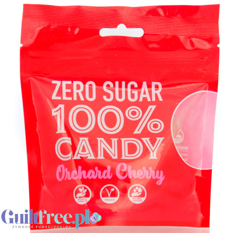 Future Candy 100% Zero Sugar Sweets, Orchard Cherry - wiśniowe landrynki bez cukru by Future Candy (zero-sugar-100-candy-orchard-cherry-cukierki-bez-cukru)