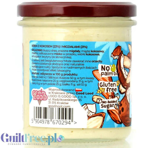 Good Noot Coconoot Crunchy - fenomenalny krem z kokosem i migdałami bez cukru by Good Noot (good-noot-coconoot-crunchy-krem-z-kokosem-i-migdalami-bez-cukru)