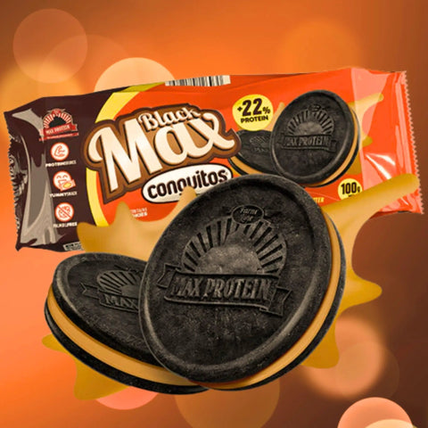 MAX Protein Blackmax Conguitos® Peanut Cream - proteinowe ciastka bez cukru i oleju palmowego z kremem orzechowym by MAX Protein® (max-protein-black-max-conguitos-peanut-cream-proteinowe-ciastka-bez-oleju-palmowego)