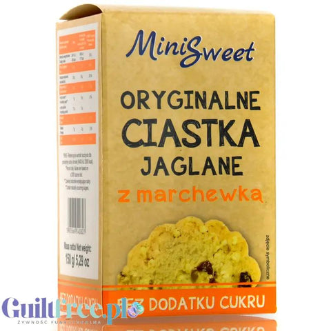 Malwa ciastka Jaglane z marchewką i jagłami bez dodatku cukru by Malwa (oryginalne-ciastka-jaglane-z-marchewka-bez-dodatku-cukru-150g)