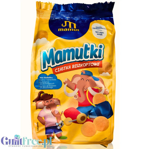 Mamutki mini biszkopty bez dodatku cukru, mega paka 85g by Mamutki (mamutki-mini-biszkopty-bez-dodatku-cukru-mega-paka-85g)