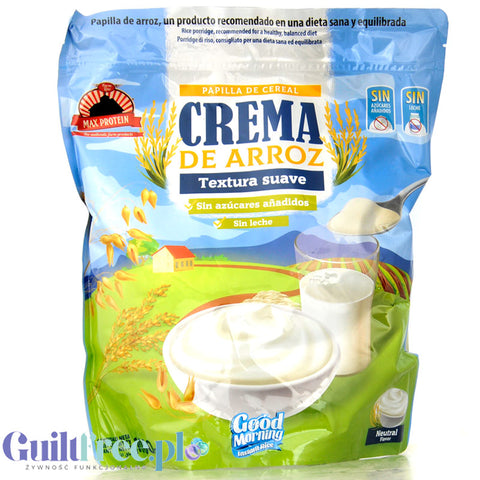 Max Protein Crema de Arroz, Neutral 1kg - kleik ryżowy bez cukru i słodzików, węglowodany po treningu by MAX Protein® (max-protein-crema-de-arroz-neutral-1kg-kleik-ryzowy-bez-cukru-i-slodzikow-weglowodany-po-treningu)