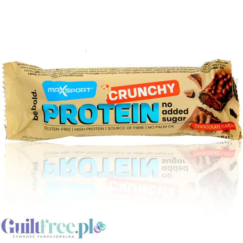 MaxSport Crunchy Protein Bar Chocolate - baton proteinowy 15g białka & 255kcal, Czekolada & polewa Kakao by MaxSport (maxsport-crunchy-protein-bar-chocolate-baton-proteinowy-15g-bialka-255kcal-czekolada-polewa-kakao)