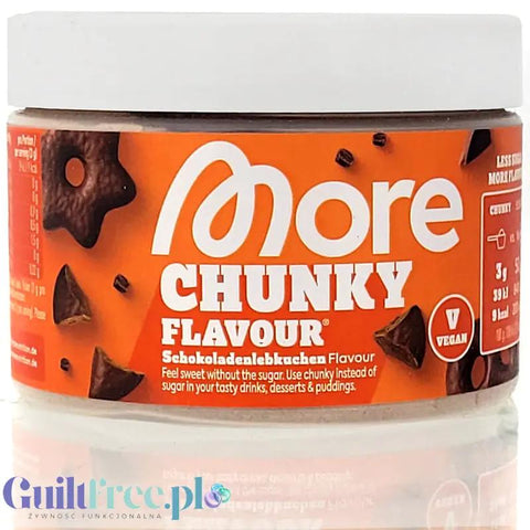 More Nutrition Chunky Flavour Schokoladenlebkuchen 150g - aromat słodzący w proszku o smaku Piernika w Czekoladzie by More Nutrition (more-nutrition-chunky-flavour-schokoladenlebkuchen-150g-aromat-slodzacy-w-proszku-10kcal-smak-piernik-w-czekoladzie)