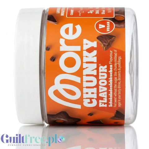 More Nutrition Chunky Flavour Schokoladenlebkuchen 150g - aromat słodzący w proszku o smaku Piernika w Czekoladzie by More Nutrition (more-nutrition-chunky-flavour-schokoladenlebkuchen-150g-aromat-slodzacy-w-proszku-10kcal-smak-piernik-w-czekoladzie)