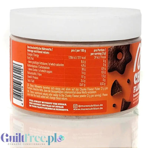 More Nutrition Chunky Flavour Schokoladenlebkuchen 150g - aromat słodzący w proszku o smaku Piernika w Czekoladzie by More Nutrition (more-nutrition-chunky-flavour-schokoladenlebkuchen-150g-aromat-slodzacy-w-proszku-10kcal-smak-piernik-w-czekoladzie)