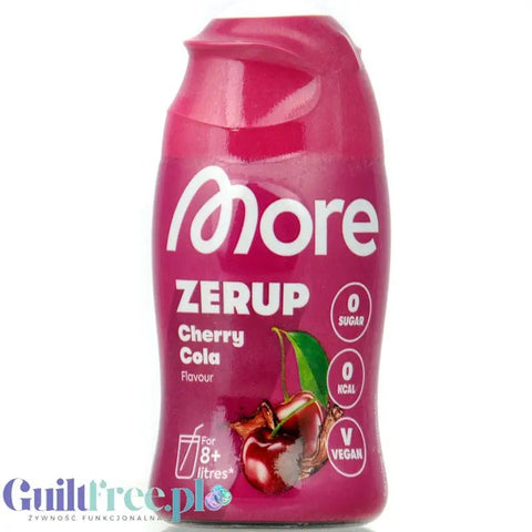 More Nutrition Zerup Cherry Cola na 8L - skoncentrowany syrop do wody bez cukru i kalorii by More Nutrition (more-nutrition-zerup-cherry-cola-na-8l-skoncentrowany-syrop-do-wody-bez-cukru-i-kalorii)