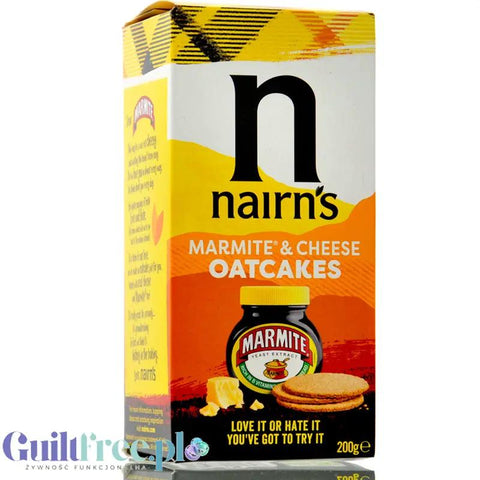 Nairn's Marmite & Cheese Oatcakes - szkockie krakersy owsiane z serem i Marmite by Marmite (nairns-marmite-cheese-oatcakes-200g)