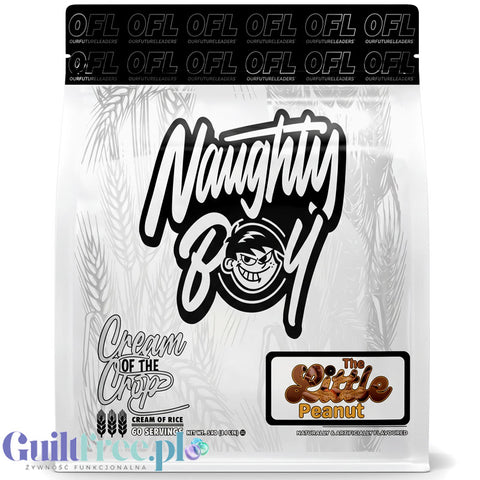 Naughty Boy Cream of the Crop The Little Peanut 2kg - kleik ryżowy bez cukru, regeneracyjny posiłek treningowy by Naughty Boy (naughty-boy-cream-of-rice-the-little-peanut-2kg-kleik-ryzowy-bez-cukru-regeneracyjny-posilek-treningowy)