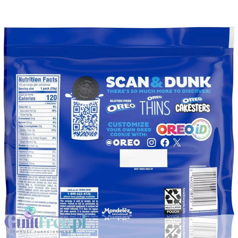 Oreo Double Stuff Chocolate Sandwich Cookies Zero Sugar - oryginalne Oreo bez cukru z podwójnym kremem by Oreo (oreo-double-stuf-chocolate-sandwich-cookies-zero-sugar-oryginalne-oreo-bez-cukru-z-podwojnym-kremem)