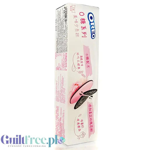 Oreo Thin Crisp Zero Sugar Rose - cieniutkie chińskie Oreo bez cukru z kremem z pyłkiem róży by Oreo (oreo-rose-zero-sugar-oryginalne-chinskie-oreo-thins-bez-cukru)