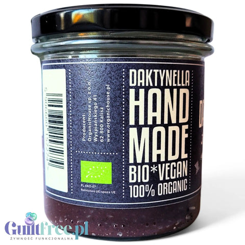 Organic House Daktynella Jagoda 280g - jagodowy krem daktylowo-kokosowy bez dodatku cukru, wegański & organiczny by Organic House (organic-house-daktynella-jagoda-280g-jagodowy-krem-daktylowo-kokosowy-bez-dodatku-cukru-weganski-organiczny)