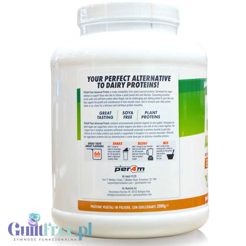 Per4m Plant Advanced Protein Salted Caramel 2kg - wegańska odżywka białkowa bez soi i glutenu z MCT by per4m® (per4m-plant-advanced-protein-salted-caramel-2kg-weganska-odzywka-bialkowa-bez-soi-i-glutenu-z-mct)
