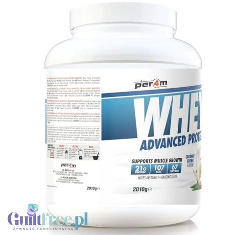 Per4m Whey Advanced Protein Coconut Creme 2kg - gęsta kokosowa odżywka białkowa WPC, WPI & MPC by per4m® (per4m-whey-advanced-protein-coconut-creme-2kg-gesta-kokosowa-odzywka-bialkowa-wpc-wpi-mpc)